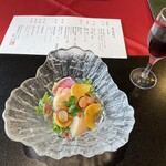 裏磐梯高原ホテル - ホタテのカルパッチョ