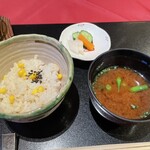 裏磐梯高原ホテル - とうもろこしご飯
