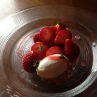 The lounge on the water - あまおうタルト（￥７００）