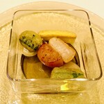 ラ・ターブル・ド・プロヴァンス - ホタテ貝の燻製