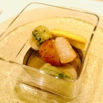 ラ・ターブル・ド・プロヴァンス - ホタテ貝の燻製