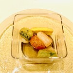 ラ・ターブル・ド・プロヴァンス - ホタテ貝の燻製