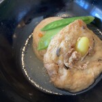 笹乃雪 - がんもはうれしい銀杏入り．湯葉がぷりぷりでびっくりおいしい．