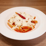 チーズ好きのためのペンネアラビアータ