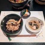 郷土料理ともん - きのこ汁でお茶漬けにするのをお忘れなく