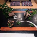 郷土料理ともん - 左埼玉県高麗川、右群馬県神流川