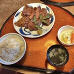 山風木 - 牛たん5枚定食