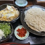 千とせ - 料理写真:ざるそば他人丼セット（ご飯少なめ）
880円