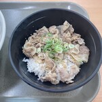 千園 - ミニ豚生姜丼