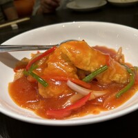 廣東料理 民生 ヒルトンプラザウエスト店 - 太刀魚のチリソース