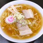 食堂なまえ - 喜多方ラーメン中華そば￥600　2024.8.12