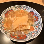 紅梅本楼 - フカヒレの干し貝柱あんかけおこげ添え