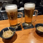 259079232 - 生ビール、お通し