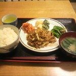 ごはん畑 - 豚しょうが焼定食