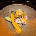 日本料理 山崎 - 黄身酢