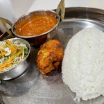 SATYAM VIDHI INDIAN FOOD - 学生セット、ライスのみで