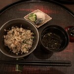 ひとしお - ご飯はお代わりもどうぞとのことでしたが、食べきれずお土産にして頂きました。