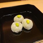 日本料理 山崎 - 枝豆 菓子
