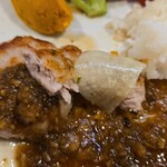 キッチン ブルー グローブ - 再びお新香を巻いて