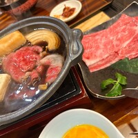 すき焼き 牛しゃぶ 松重 - 