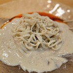 飯田商店 - 『湯河原十二庵・香り豆の豆乳の冷やし担々麺』