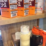 てっぱん家こたろう - 卓上の調味料など
