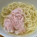 飯田商店 - つけ麺（塩）　味変