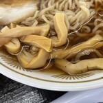 ラーメン もっけだの - 『中華そば(あっさり)』のメンマ