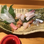 鮨の岩崎 - お刺身盛り合わせ