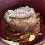 湖香六根 - お出汁をかけてお茶漬けに。。。お出汁が本当に美味しい