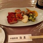 龍鳳 - 焼豚と叉焼の盛り合わせ