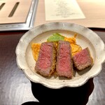 肉懐石 凜然 - 神戸但馬牛ミニカツ丼