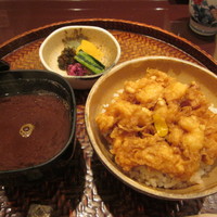 てんぷら銀座天亭 - 天丼・赤だし・お新香