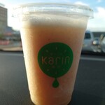 果汁工房果琳 - ドリンク写真:とろける桃のスムージー