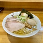 麺屋 しん蔵 - 百姓の塩 850円  味付玉子 100円