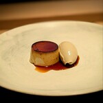 蒼菓 - 七谷鴨の卵は青みがかって小さい物でしたが、凝固力が強いとの事、ねっとりとしながらどこまでも滑らか。これも販売されないかしら。「上賀茂 賀茂茄子のアイスクリーム」も凄かったです。 1時間以上かけて炭火焼きした茄子を使って、あの良い香りと味わいの良いとこ取り、余りの美味しさにちょっとジーン( ；∀；)