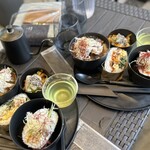 離れcafe a little bridge - 美味しくおにぎらず！特に冷たい豚汁が美味