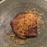 北海道焼肉 北うし - カラスミをオン