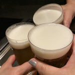 北海道焼肉 北うし - ビール