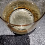 Florilege - この日はお水のグラスも菅原硝子さんのものでした。