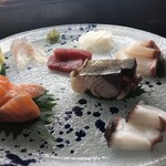 炭火居酒屋 華 - 刺し盛り