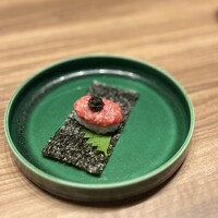 焼肉うしごろ 銀座店 - 厳選赤身の手巻き