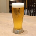 江戸前うなぎ かわ祥 - スーパードライ生ビール(中)