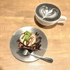 アクロカフェ - アイスブラウニーとブラックラテ