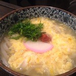 翔 - 梅卵とじうどん480円