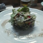 味の蔵どんつく - ナスとトマトのサラダ