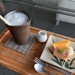 茶房　わらび野 - レモンケーキ