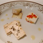 レストランひらまつ 広尾 - チーズ3種