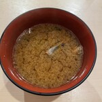 淳ちゃん寿司 - 甘エビの味噌汁