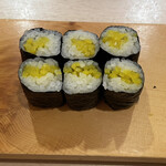 淳ちゃん寿司 - おしんこ巻き